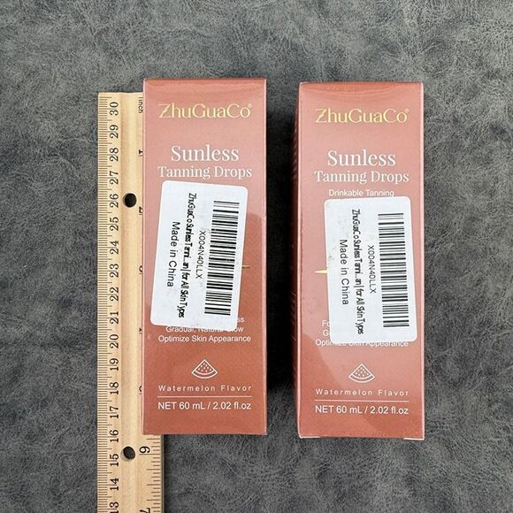 Bundle Two (2) Boxes of Sunless Tanning Drops to Drink 60 ml / 2.02 fl oz each - Picture 5 of 8